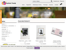 Tablet Screenshot of kuchnieitrendy.pl